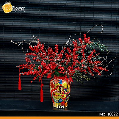 Bình hoa Tết 22
