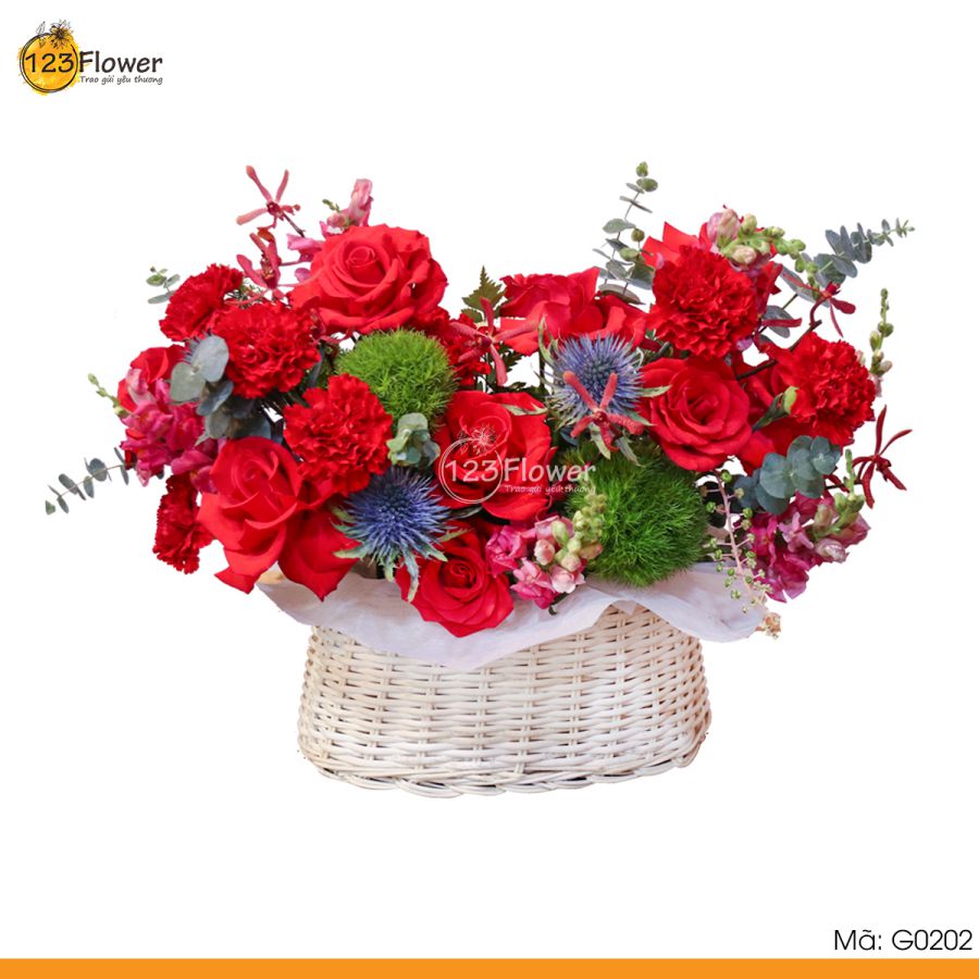 G0202 | Giỏ hoa 202