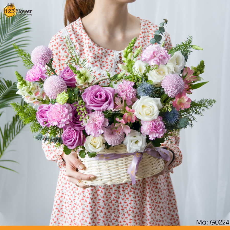G0224 | Giỏ hoa 224