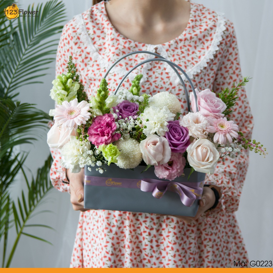 G0223 | Giỏ hoa 223