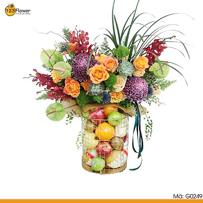 G0249 | Giỏ hoa 249