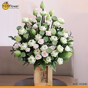 H0340 | Hộp hoa 340