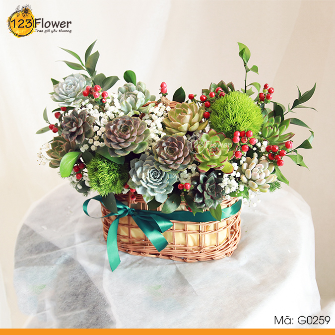 G0259 | Giỏ hoa 259