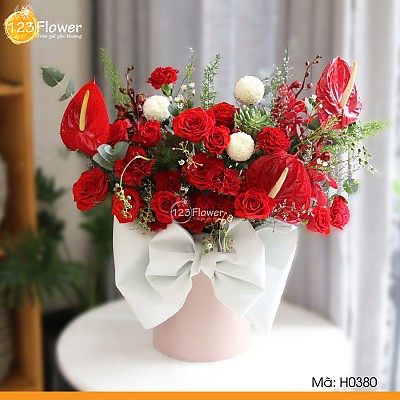 H0380 | Hộp hoa 380