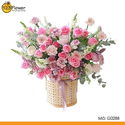 G0288 | Giỏ hoa 288