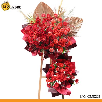 CM0221 | Kệ hoa chúc mừng 221