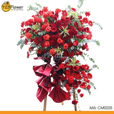 CM0225 | Kệ hoa chúc mừng 225