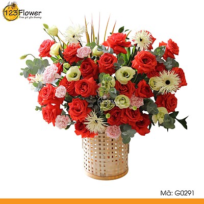 G0291 | Giỏ hoa 291