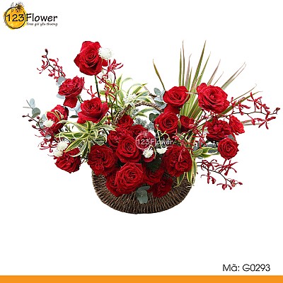 G0293 | Giỏ hoa 293