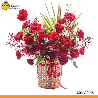 G0295 | Giỏ hoa 295