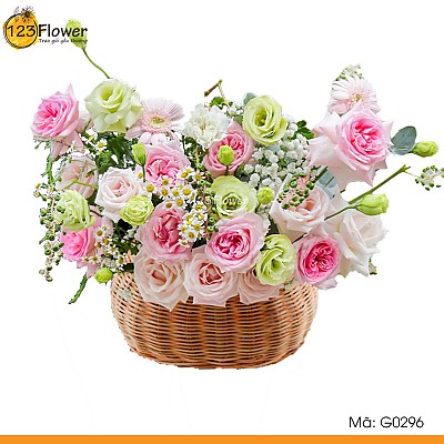 G0296 | Giỏ hoa 296