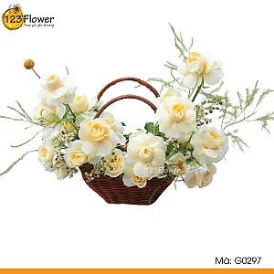 G0297 | Giỏ hoa 297