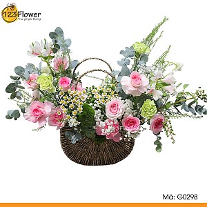 G0298 | Giỏ hoa 298
