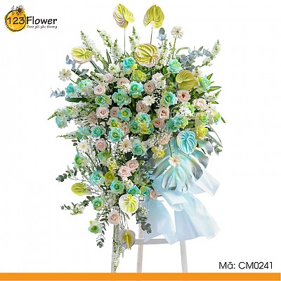 CM0241 | Kệ hoa chúc mừng 241