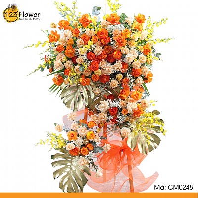 CM0248 | Kệ hoa chúc mừng 248