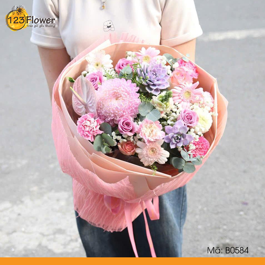 B0584 | Bó hoa 584