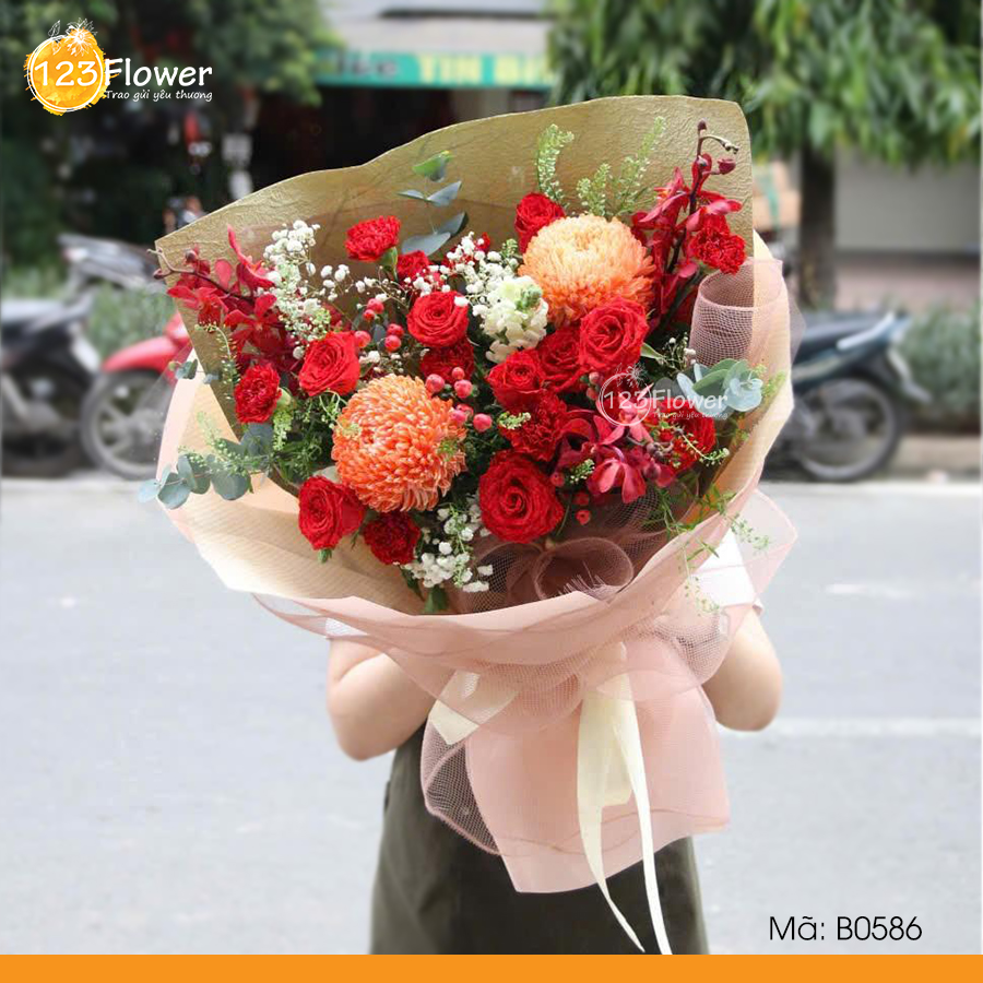 B0586 | Bó hoa 586