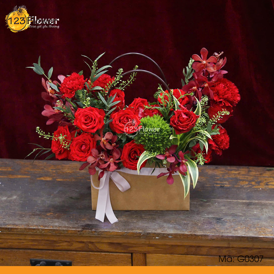 G0307 | Giỏ hoa 307