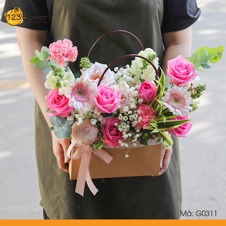 G0311 | Giỏ hoa 311