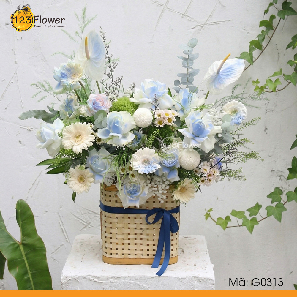 G0313 | Giỏ hoa 313