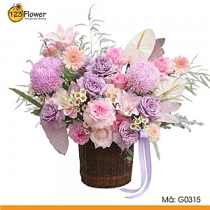 G0315 | Giỏ hoa 315