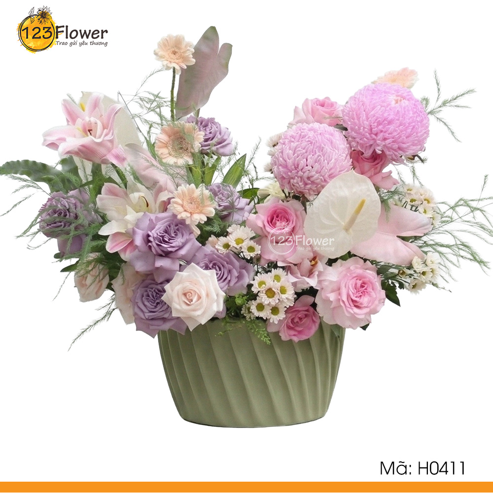 H0411 | Hộp hoa 411