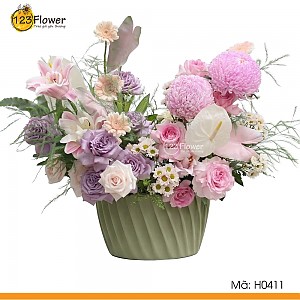 H0411 | Hộp hoa 411