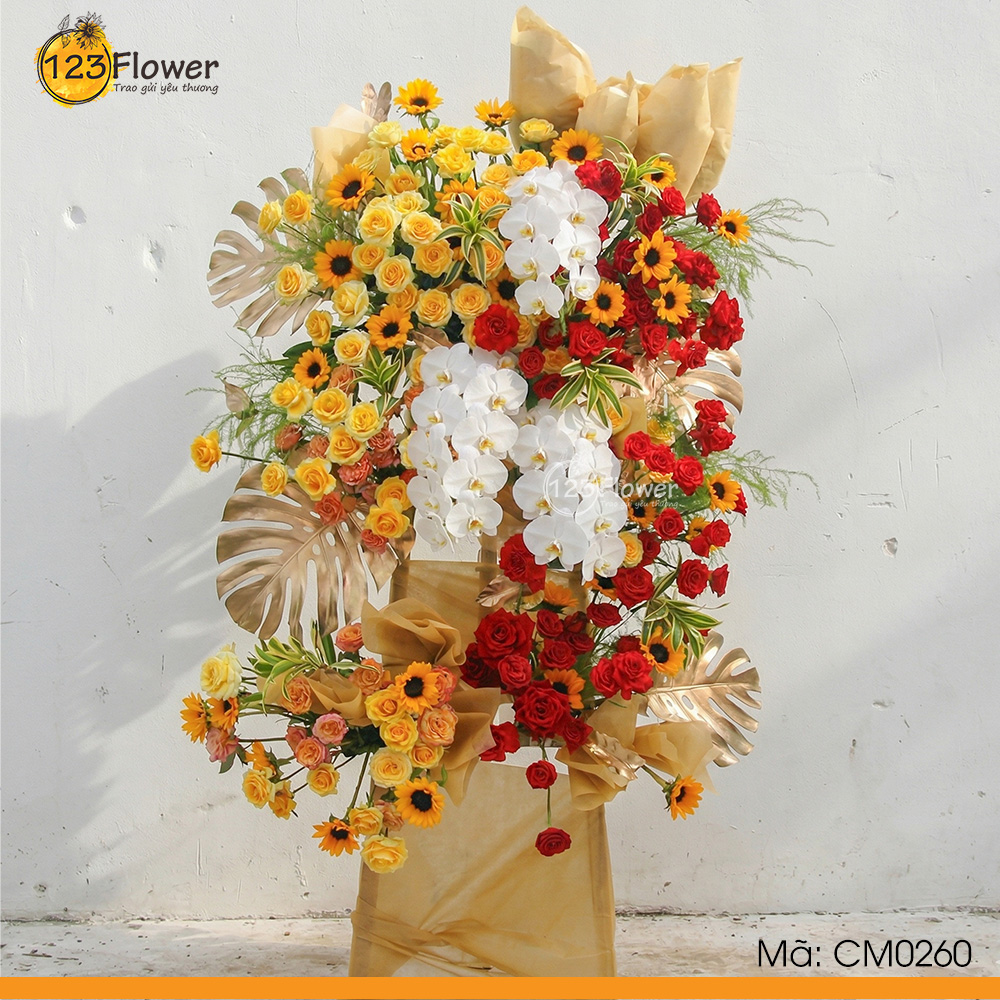 CM0260 | Kệ hoa chúc mừng 260