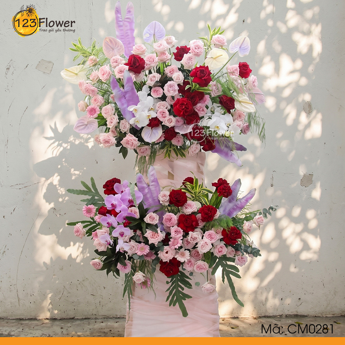 CM0281 | Kê hoa chúc mừng 281