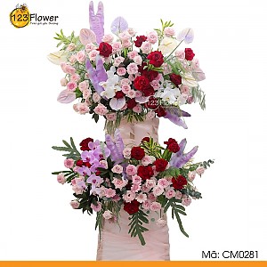 CM0281 | Kê hoa chúc mừng 281