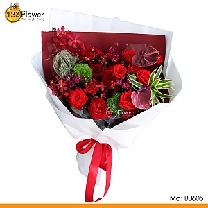 B0605 | Bó hoa 605 - "Rực rỡ"
