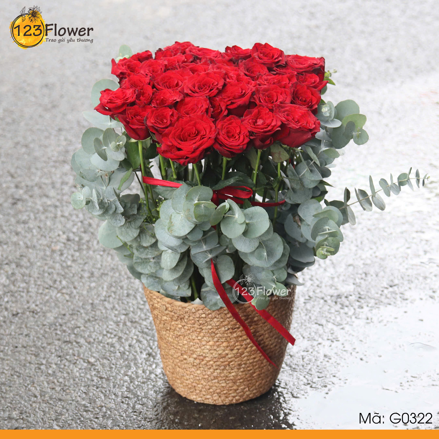 G0322 | Giỏ hoa 322