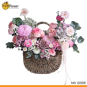 G0325 | Giỏ hoa 325